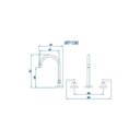 Ver imagem 2 de Misturador de Mesa P/ Lavatorio Bica Alta Grafite 1877 Gl182 Fani