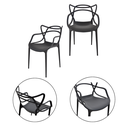 Ver imagem 1 de Kit 2 Cadeiras Polipropileno Allegra La Mobilia: Design para Sala de Jantar e Varanda