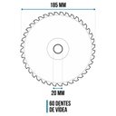Ver imagem 3 de Disco de Serra Tct 185x20mm 60 Dentes - D-81991 - Makita Disco de Serra Tct 185x20mm 60 Dentes D-819