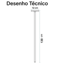 Ver imagem 6 de Torneira para Banheiro de Teto | Inox 100% | Preto | 1,30m