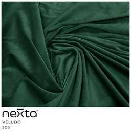 Sofá Curvo 3 Lugares 180cm Eron Braço Esquerdo Veludo Verde - Nexta Casa - 4
