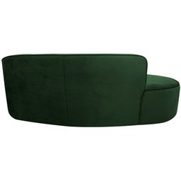 Sofá Curvo 3 Lugares 180cm Eron Braço Esquerdo Veludo Verde - Nexta Casa - 7