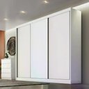 Ver imagem 4 de Guarda Roupa Sollo 3 Portas 4 Gavetas Cor:Branco