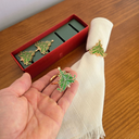 Ver imagem 2 de Anel- Argola - Porta Guardanapo - Mesa Posta - Natal Kit 4 Pçs.