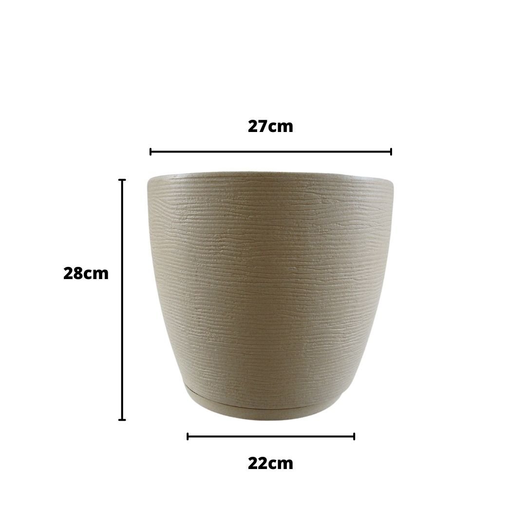 Vasos Estilo Vietnamita para Plantas Polietileno Casa Jardim Varanda Decoração Ambientes Luxo Modern - 4