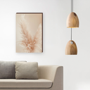 Ver imagem 7 de Quadro Decorativo Folhagem Capim Dos Pampas 40x60 Nude MDF