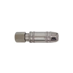 Bico de Encher Pneu C/ Trava Rosca Fêmea 1/4" C/ Retenção Ar - 1