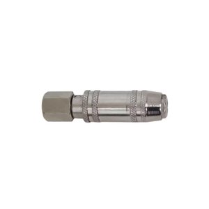 Bico de Encher Pneu C/ Trava Rosca Fêmea 1/4" C/ Retenção Ar