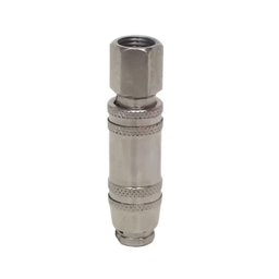 Bico de Encher Pneu C/ Trava Rosca Fêmea 1/4" C/ Retenção Ar - 2