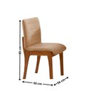 Ver imagem 3 de Conjunto Sala de Jantar Bella Tampo 220cm Laqueado Canto Moeda com Vidro e 8 Cadeiras Bella