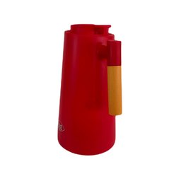 Garrafa Térmica com Gatilho Wood 1l Chá/café Vermelho - 3