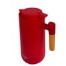 Garrafa Térmica com Gatilho Wood 1l Chá/café Vermelho - 2
