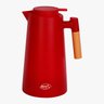 Garrafa Térmica com Gatilho Wood 1l Chá/café Vermelho - 1