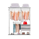 Ver imagem 1 de Closet Aramado - Linear Clr 282 com Gaveta - 1,60m - Preto