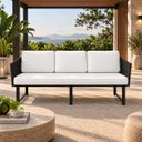 Ver imagem 6 de Sofá Eloa 3 Lugares Corda Nautica:Preto