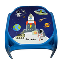 Ver imagem 3 de Mesa Infantil Azul + 01 Cadeira Infantil Rischioto Kit