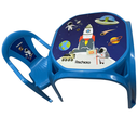 Ver imagem 1 de Mesa Infantil Azul + 01 Cadeira Infantil Rischioto Kit