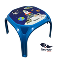 Ver imagem 4 de Mesa Infantil Azul + 01 Cadeira Infantil Rischioto Kit
