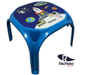 Ver imagem 4 de Mesa Infantil Azul + 01 Cadeira Infantil Rischioto Kit