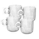 Ver imagem 1 de Conjunto 4 Xícaras de Vidro Frankfurt 220ml