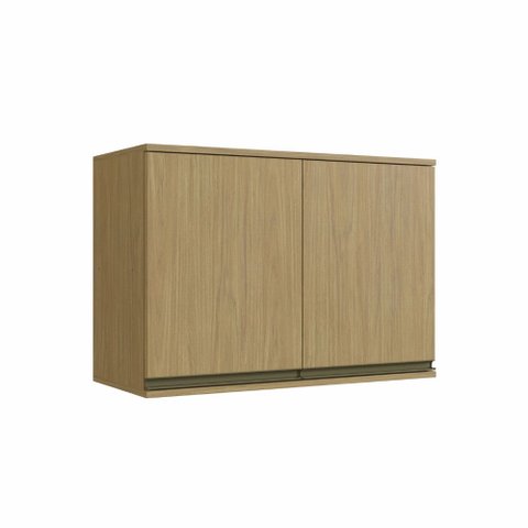 Aéreo Nova Dubai 3973 - Mdf 2 Portas com Prateleira Interna Acabamento Fosco - Casamia