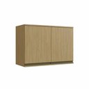 Ver imagem 1 de Aéreo Nova Dubai 3973 - Mdf 2 Portas com Prateleira Interna Acabamento Fosco - Casamia
