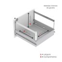 Ver mais imagens de Arquivo de Madeira 4 Gavetas Of04gp25