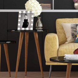 Mesa Lateral Retrô Legs Patrimar Móveis - 1