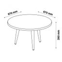 Ver imagem 3 de Mesa de Centro Legs Patrimar Móveis