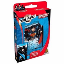Jogo de Cartas - Super Trunfo - Liga da Justiça - Grow - 2 Jogo de Cartas - Super Trunfo - Liga da Justiça - Grow - 2