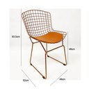 Ver imagem 6 de Kit 4 Cadeiras para cozinha BERTOIA cobre - Direto de Fábrica