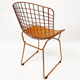 Kit 4 Cadeiras para cozinha BERTOIA cobre - Direto de Fábrica - 4