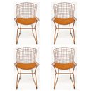 Ver imagem 1 de Kit 4 Cadeiras para cozinha BERTOIA cobre - Direto de Fábrica