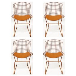 Kit 4 Cadeiras para cozinha BERTOIA cobre - Direto de Fábrica - 1