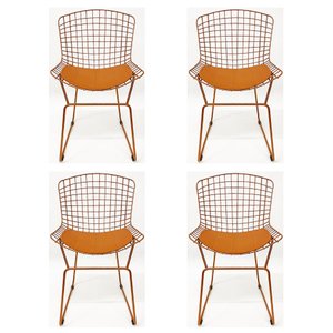 Kit 4 Cadeiras para cozinha BERTOIA cobre - Direto de Fábrica