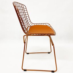Kit 4 Cadeiras para cozinha BERTOIA cobre - Direto de Fábrica - 3