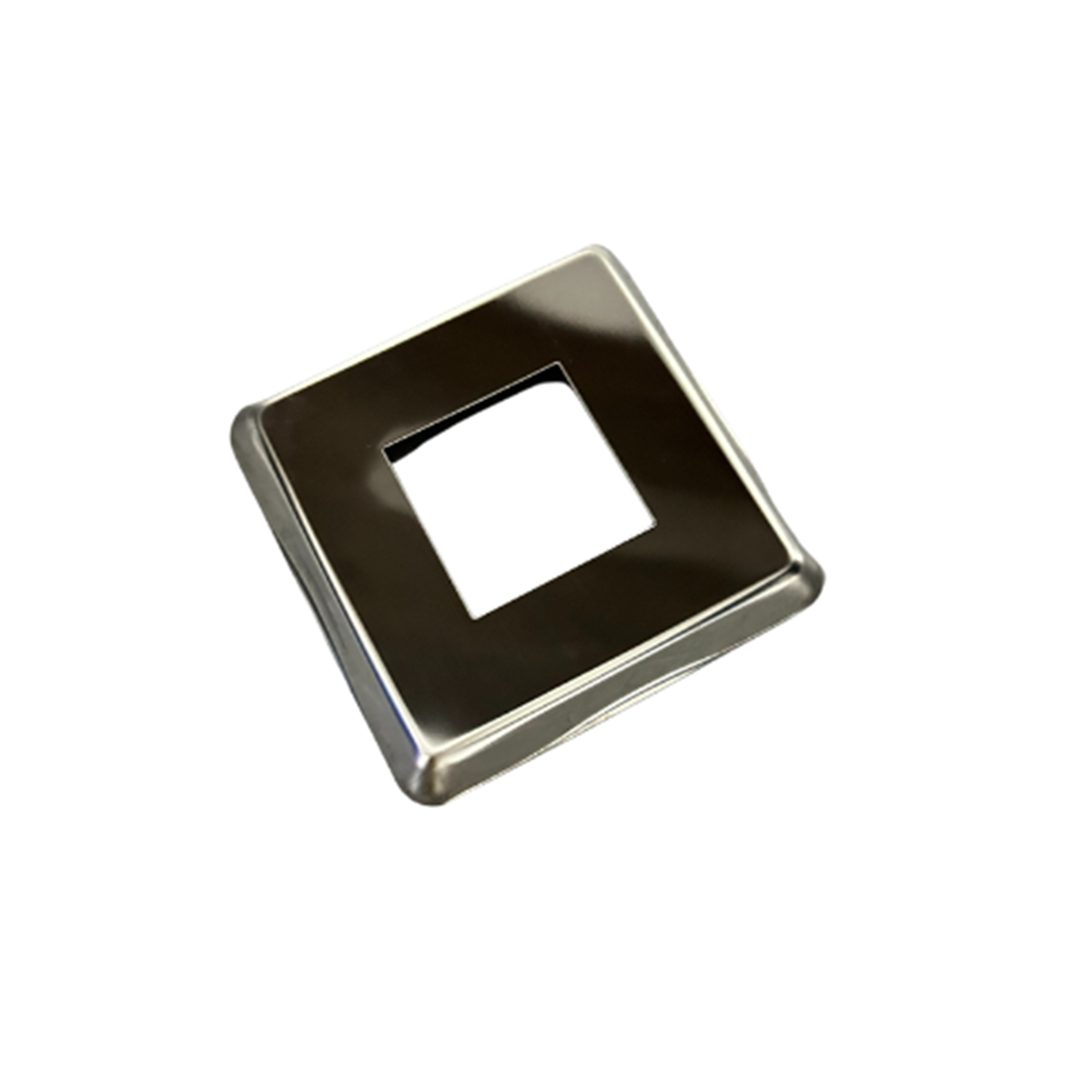 Jogo 4 Canoplas Quadrada Estampada 50x50mm Inox 304 Polido - 5