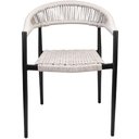 Ver imagem 6 de Cadeira Decorativa para Área Gourmet Base Preto Corda Náutica Nevada R01 Amêndoa - Lyam Decor