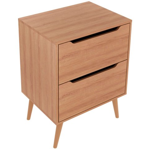 Gabinete para Banheiro 60 Cm 2 Gavetas Robin Amêndoa