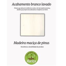 Cama Casal com 4 Gavetas Madeira Maciça Beauty - 8 Cama Casal com 4 Gavetas Madeira Maciça Beauty - 8