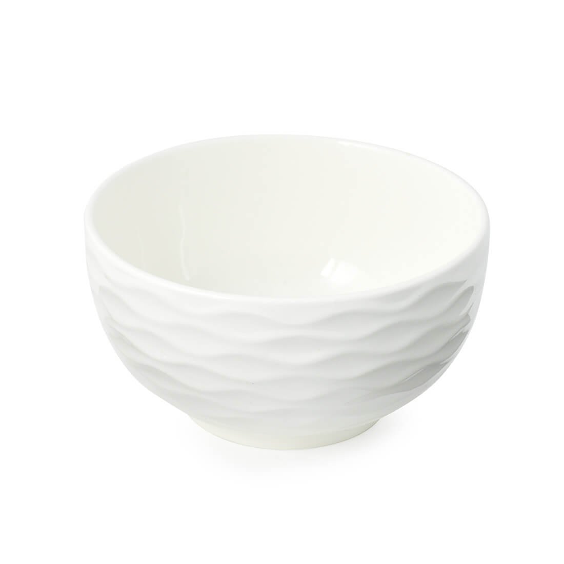Bowl Tigela de Porcelana Branco 400ml Kit com 2 Peças - 3