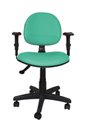 Ver imagem 2 de Cadeira Giratoria Zeus Executiva Back System - Couro Sintetico Corano - Turquesa