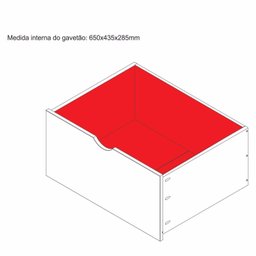 Cama Solteiro 1 Mesa de Cabeceira, 3 Gavetas e Nichos Madeira Maciça Charme Inter Link - 13