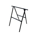 Ver imagem 1 de Kit 2 Cavaletes em Ferro Preto- 80 X 60