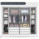 Ver imagem 2 de Guarda Roupa 2 Pts 6 Gavetas Trancoso - Móveis Valverde