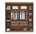 Ver imagem 4 de Guarda Roupa Versatto 4 Gavetas com Espelho - Cumaru