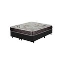 Ver imagem 1 de Cama Box King Colchão Aylla Espuma D33 NK Camas + Box Suede 70x193x203:Preto