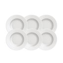 Ver imagem 2 de Kit Prato Sobremesa Tramontina Maria Augusta em Porcelana 21 Cm 06 Peças Tramontina