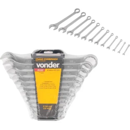 Kit Jogo De Chaves Combinadas Vonder Aço Cromo Vanadio Profissional 12 Peças 6mm a 32mm - 5