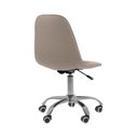 Ver imagem 3 de Cadeira Office Eiffel Botonê Ajustável Base Giratória Bege